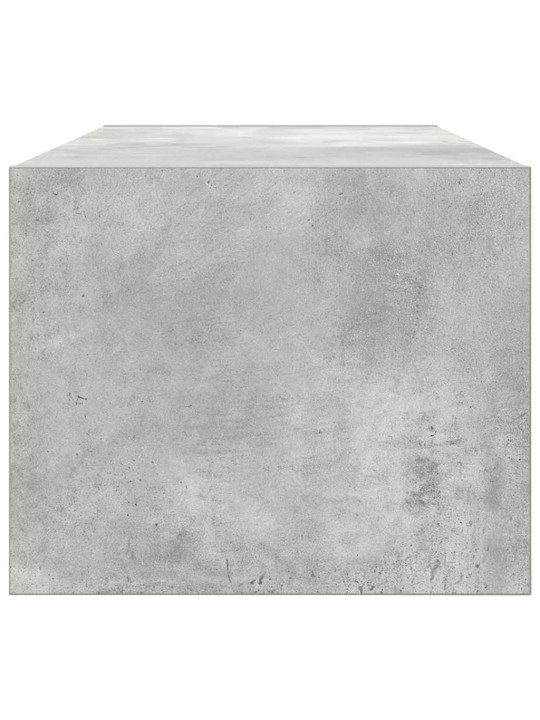 Tv skříňky 2 ks betonová šedá 80x31x25,5 cm dřevěná konstrukce