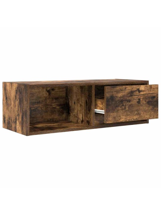 Tv skříňky 2 ks kouřový dub 80x31x25,5 cm dřevěné konstrukce