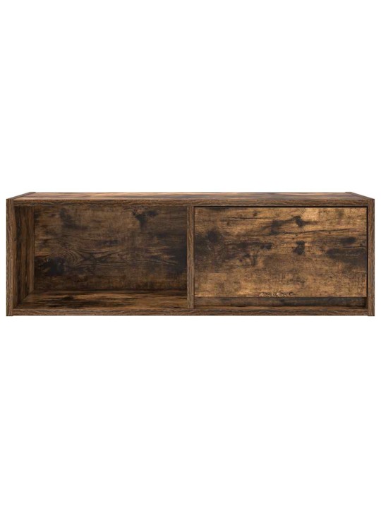 Tv skříňky 2 ks kouřový dub 80x31x25,5 cm dřevěné konstrukce