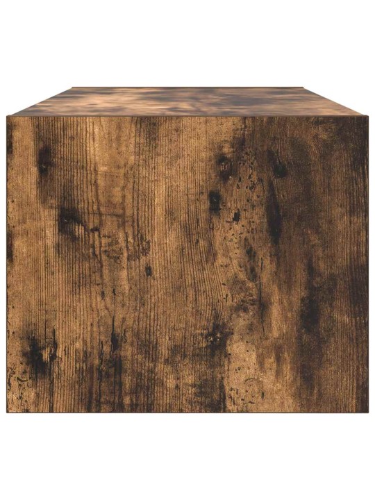 Tv skříňky 2 ks kouřový dub 80x31x25,5 cm dřevěné konstrukce