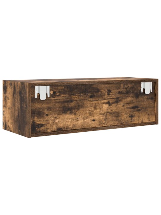 Tv skříňky 2 ks kouřový dub 80x31x25,5 cm dřevěné konstrukce