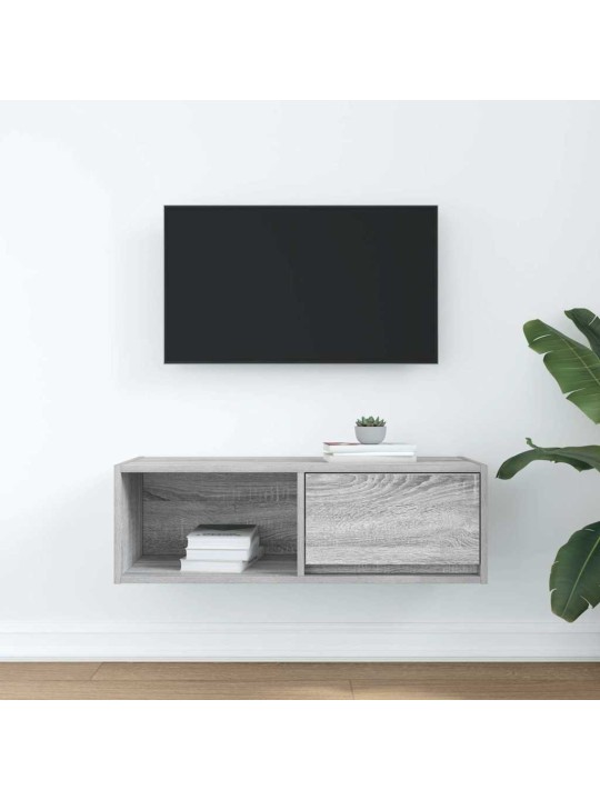 Tv skříňka šedá sonoma 80x31x25,5 cm kompozitní dřevo