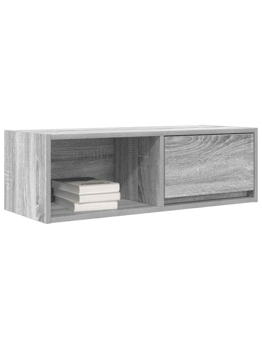 Tv skříňka šedá sonoma 80x31x25,5 cm kompozitní dřevo