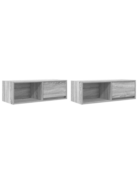 Tv skříňka šedá sonoma 80x31x25,5 cm kompozitní dřevo