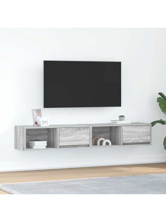 Tv skříňka šedá sonoma 80x31x25,5 cm kompozitní dřevo