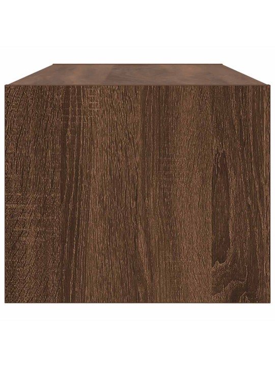 Tv skříňka hnědý dub 80x31x25,5 cm kompozitní dřevo