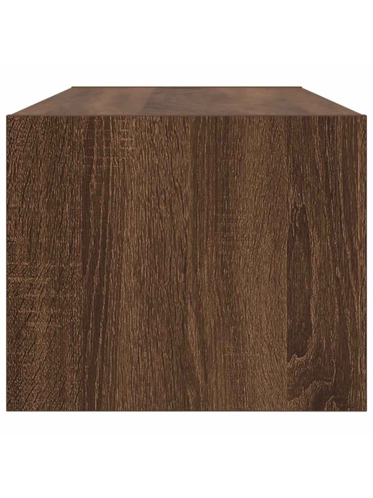 Tv skříňky 2 ks hnědý dub 80x31x25,5 cm dřevěná konstrukce