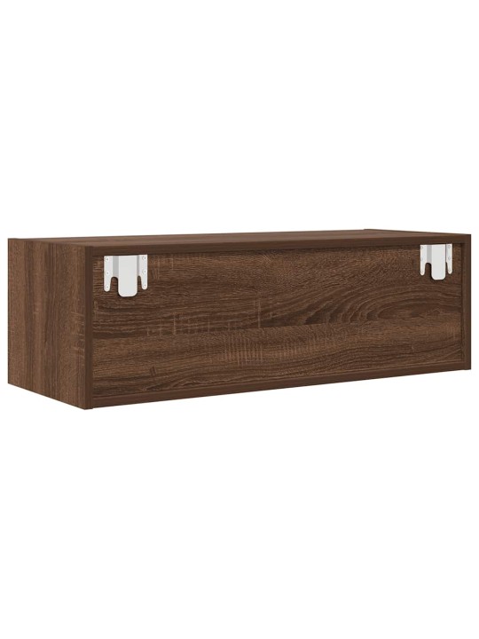 Tv skříňky 2 ks hnědý dub 80x31x25,5 cm dřevěná konstrukce