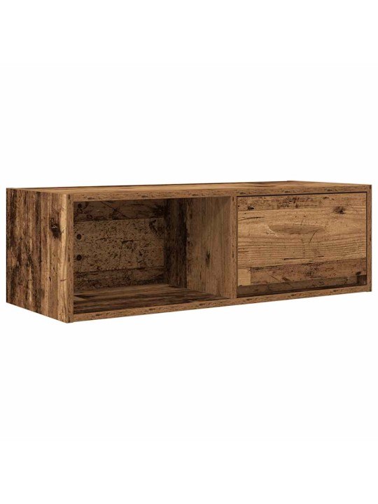 Tv skříňka starého dřeva 80x31x25,5 cm kompozitní dřevo
