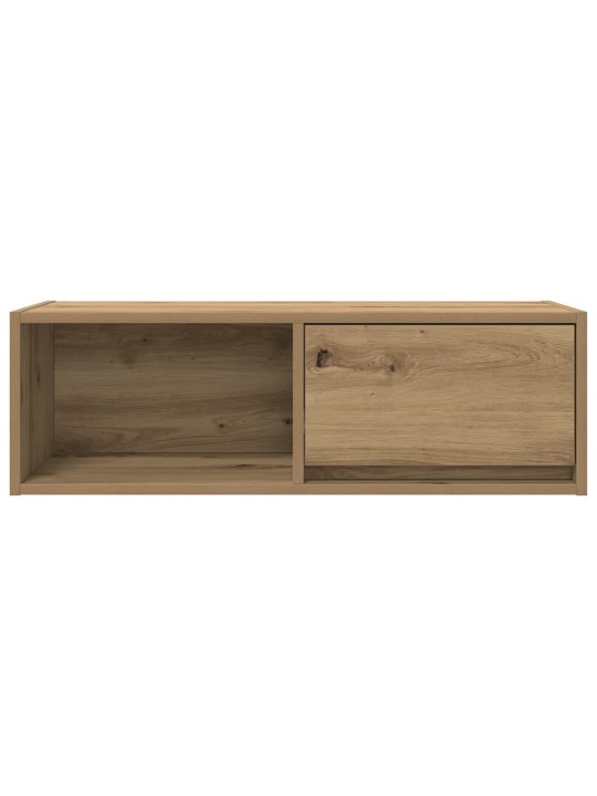 Tv skříňka dub artisan 80x31x25,5 cm kompozitní dřevo