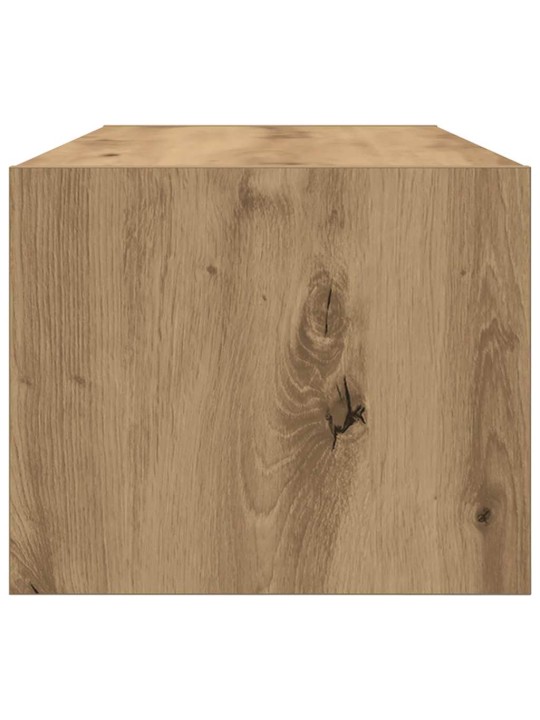 Tv skříňka dub artisan 80x31x25,5 cm kompozitní dřevo