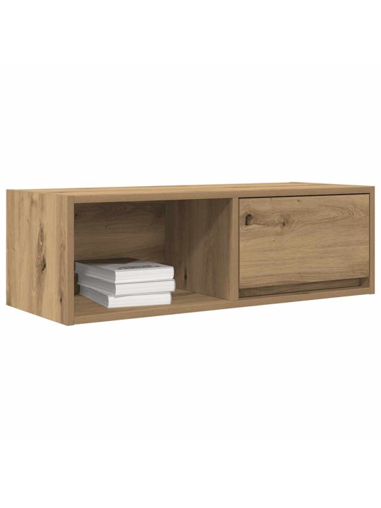 Tv skříňky 2 ks dub artisan 80x31x25,5 cm dřevěné konstrukce