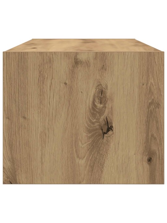 Tv skříňky 2 ks dub artisan 80x31x25,5 cm dřevěné konstrukce