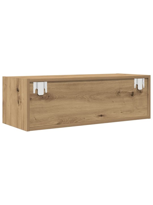 Tv skříňky 2 ks dub artisan 80x31x25,5 cm dřevěné konstrukce