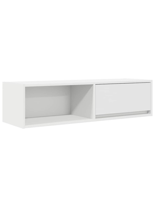 Tv skříňka bílá 100x31x25,5 cm kompozitní dřevo