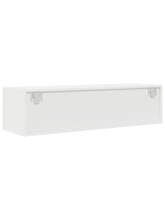 Tv skříňka bílá 100x31x25,5 cm kompozitní dřevo