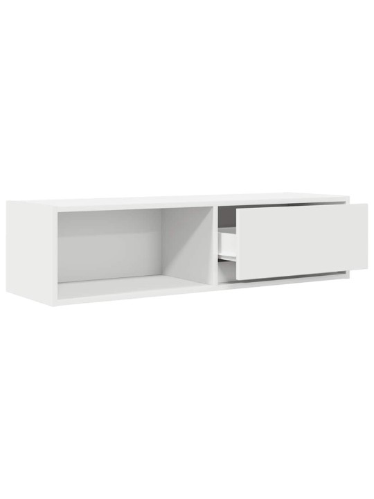 Tv skříňky 2 ks bílá 100x31x25,5 cm dřevěná konstrukce