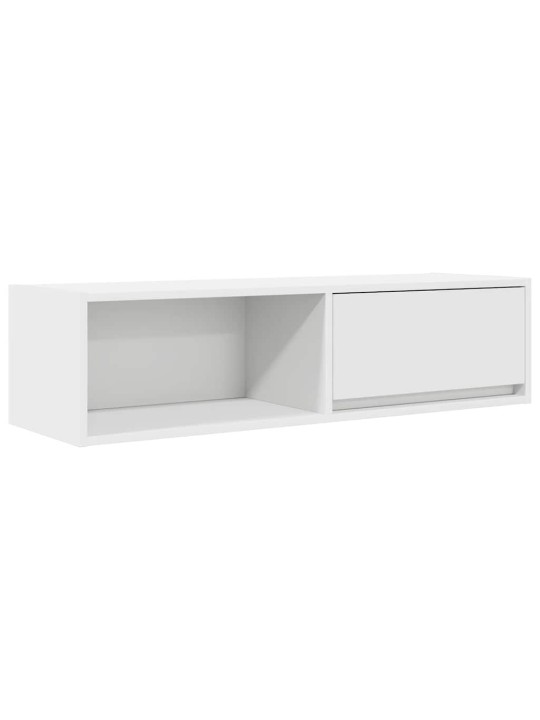 Tv skříňky 2 ks bílá 100x31x25,5 cm dřevěná konstrukce