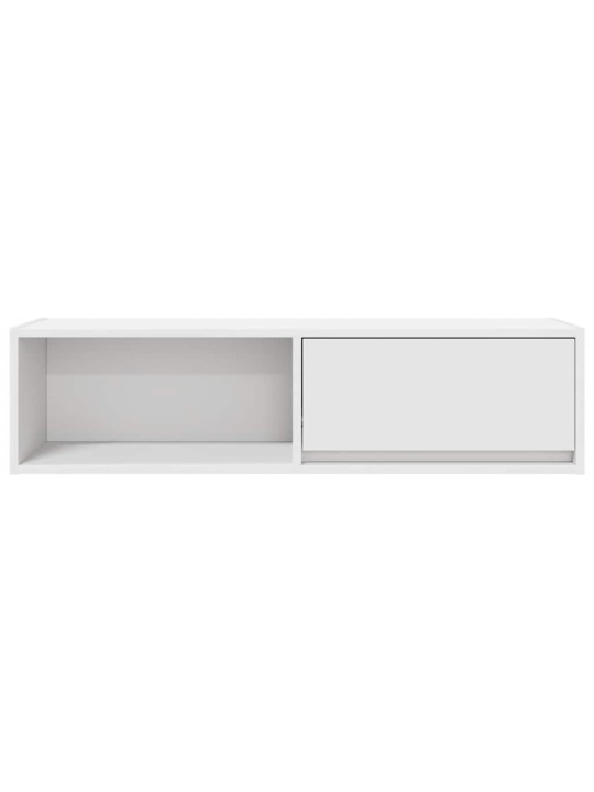 Tv skříňky 2 ks bílá 100x31x25,5 cm dřevěná konstrukce