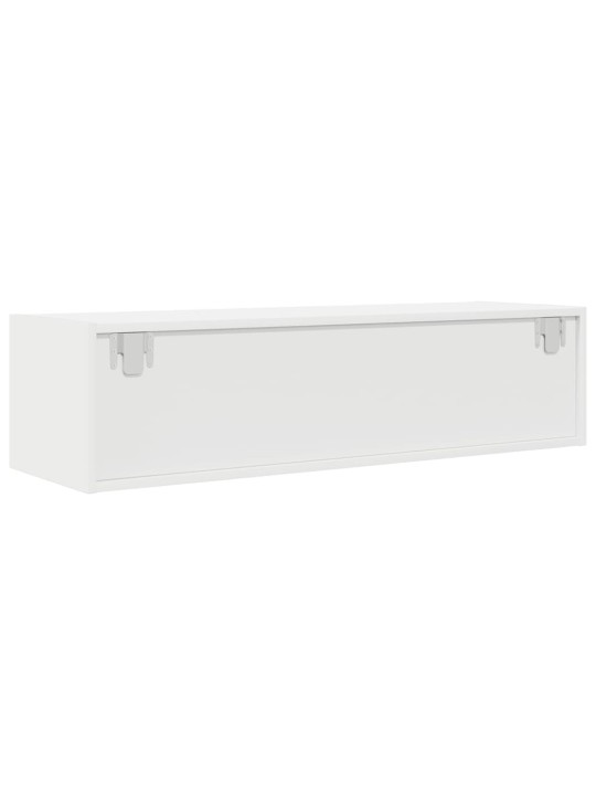Tv skříňky 2 ks bílá 100x31x25,5 cm dřevěná konstrukce