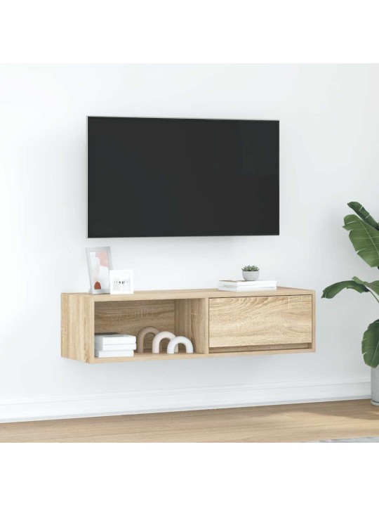 Tv skříňka dub sonoma 100x31x25,5 cm kompozitní dřevo