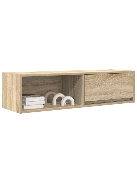 Tv skříňky 2 ks dub sonoma 100x31x25,5 cm dřevěné konstrukce