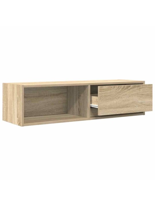 Tv skříňky 2 ks dub sonoma 100x31x25,5 cm dřevěné konstrukce