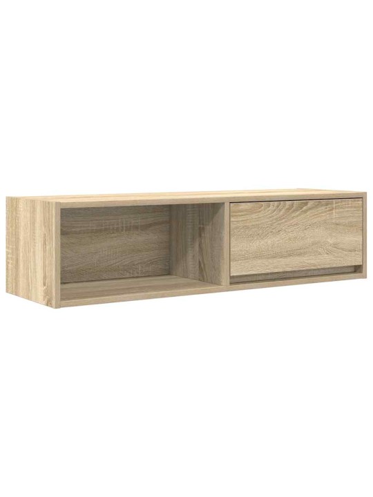 Tv skříňky 2 ks dub sonoma 100x31x25,5 cm dřevěné konstrukce