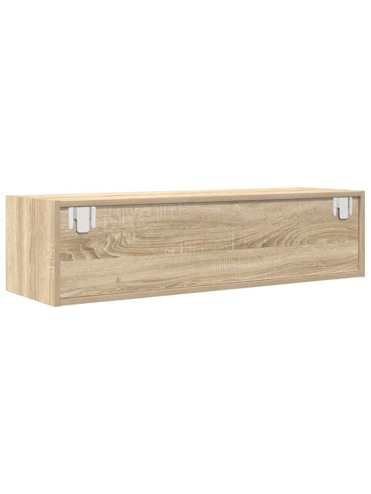 Tv skříňky 2 ks dub sonoma 100x31x25,5 cm dřevěné konstrukce