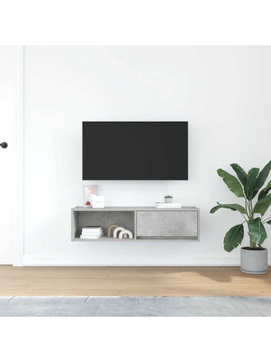 Tv skříňka betonově šedá 100x31x25,5 cm kompozitní dřevo