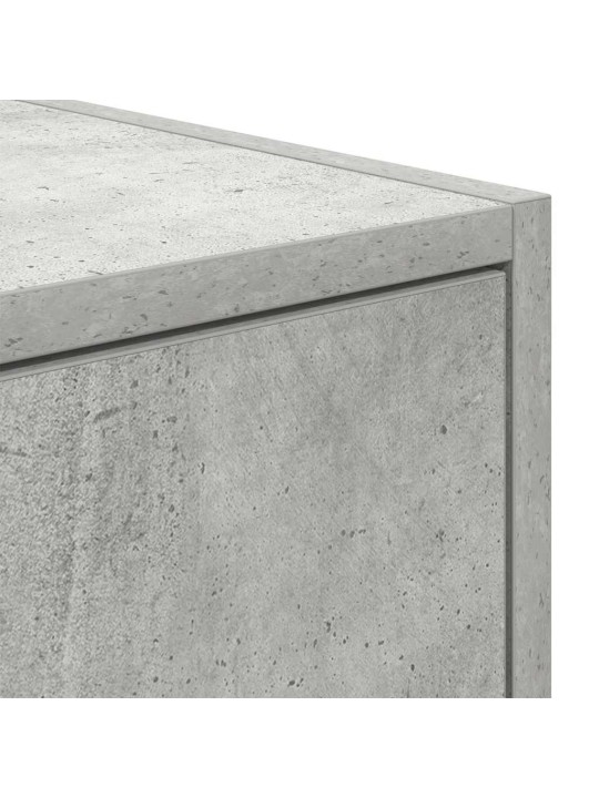 Tv skříňka betonově šedá 100x31x25,5 cm kompozitní dřevo