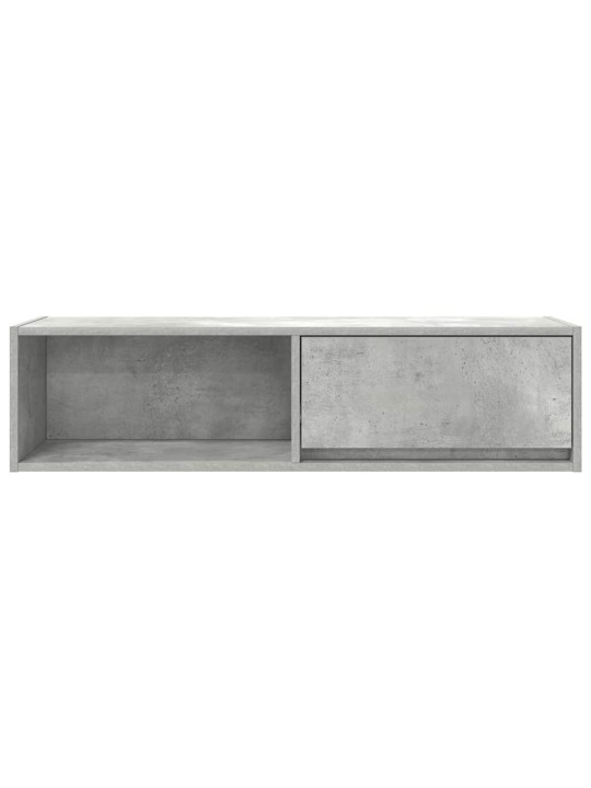 Tv skříňky 2 ks betonová šedá 100x31x25,5 cm dřevěná konstrukce