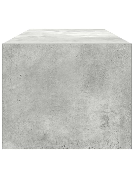 Tv skříňky 2 ks betonová šedá 100x31x25,5 cm dřevěná konstrukce