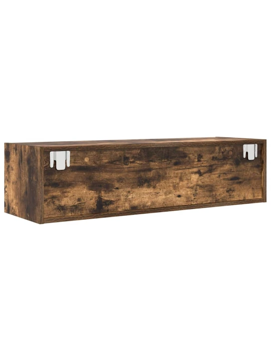 Tv skříňka kouřový dub 100x31x25,5 cm kompozitní dřevo