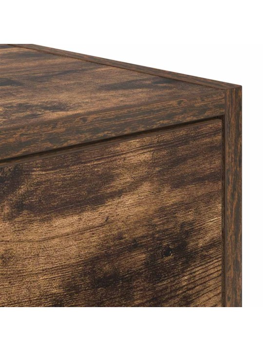 Tv skříňka kouřový dub 100x31x25,5 cm kompozitní dřevo