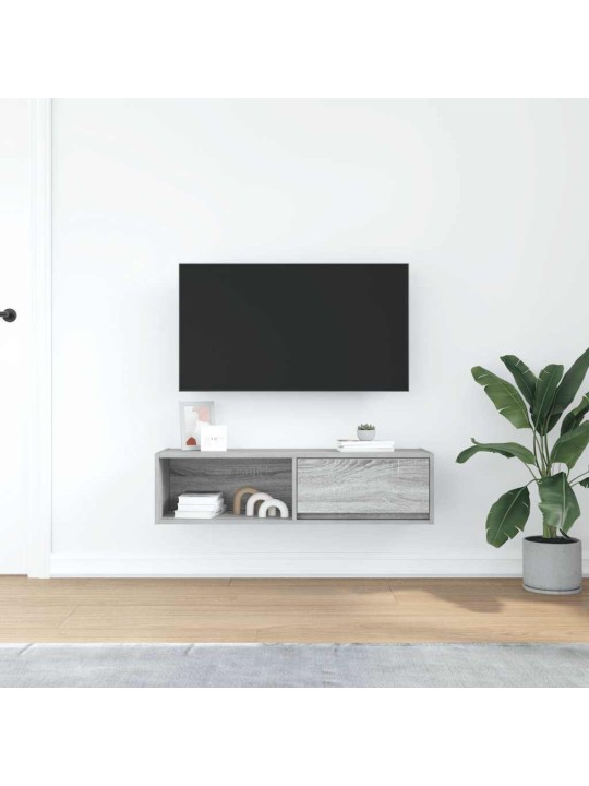 Tv skříňka šedá sonoma 100x31x25,5 cm kompozitní dřevo