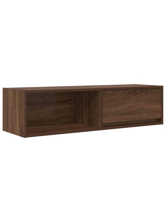 Tv skříňka hnědý dub 100x31x25,5 cm kompozitní dřevo