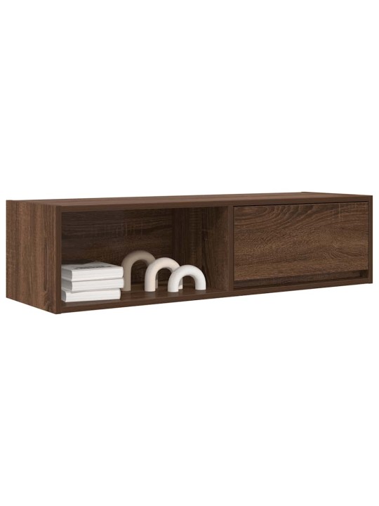 Tv skříňka hnědý dub 100x31x25,5 cm kompozitní dřevo