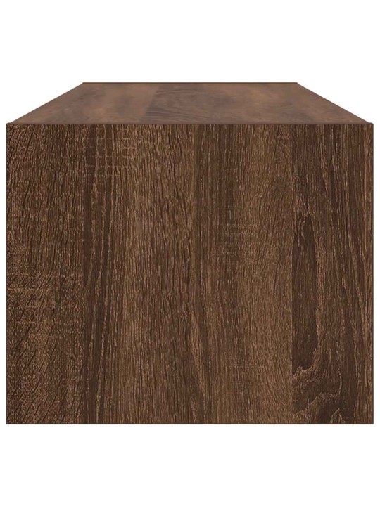 Tv skříňka hnědý dub 100x31x25,5 cm kompozitní dřevo