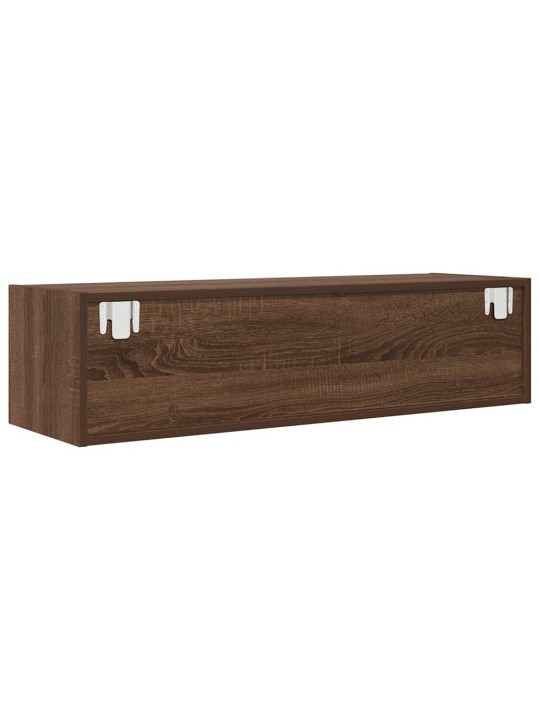 Tv skříňka hnědý dub 100x31x25,5 cm kompozitní dřevo