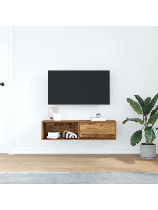 Tv stolek staré dřevo 100x31x25,5 cm kompozitní dřevo