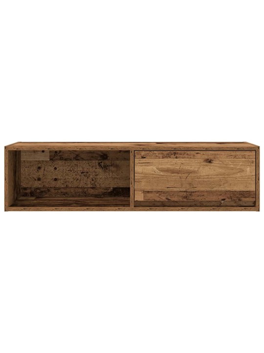 Tv skříňky 2 ks staré dřevo 100x31x25,5 cm dřevěné konstrukce