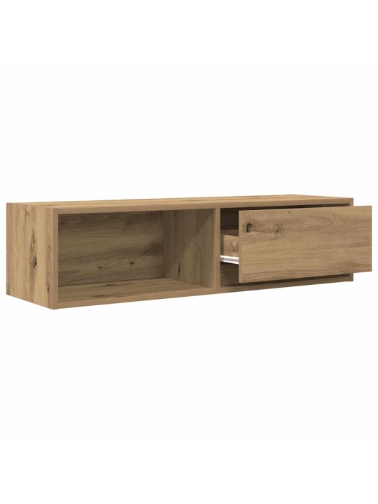 Tv skříňka dub artisan 100x31x25,5 cm kompozitní dřevo