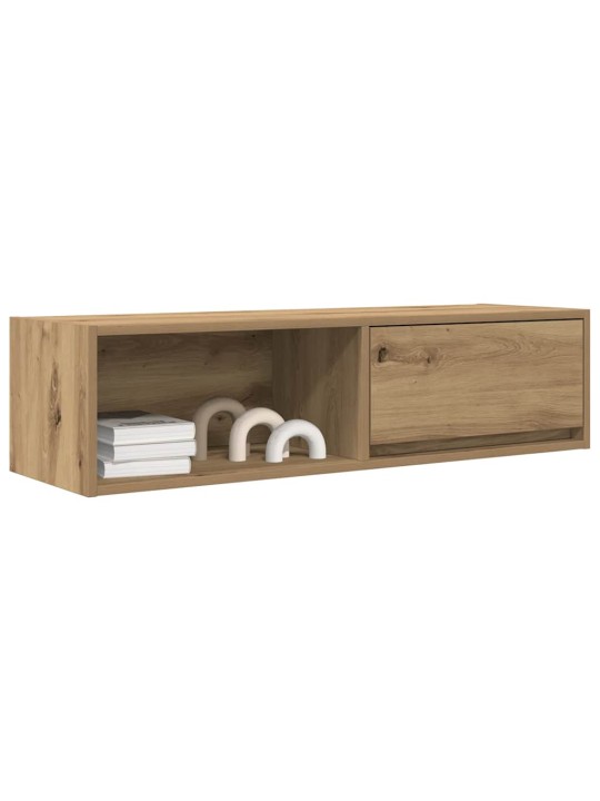 Tv skříňky 2 ks dub artisan 100x31x25,5 cm dřevěné konstrukce