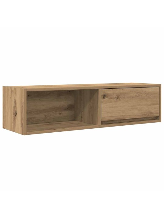 Tv skříňky 2 ks dub artisan 100x31x25,5 cm dřevěné konstrukce