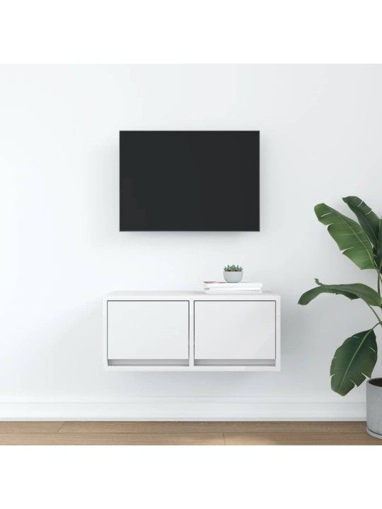 Tv skříňka bílá 60x31x25,5 cm kompozitní dřevo