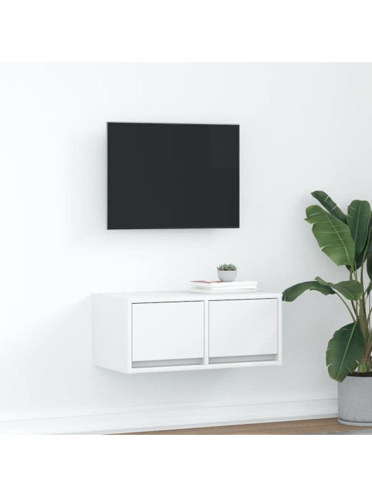 Tv skříňka bílá 60x31x25,5 cm kompozitní dřevo