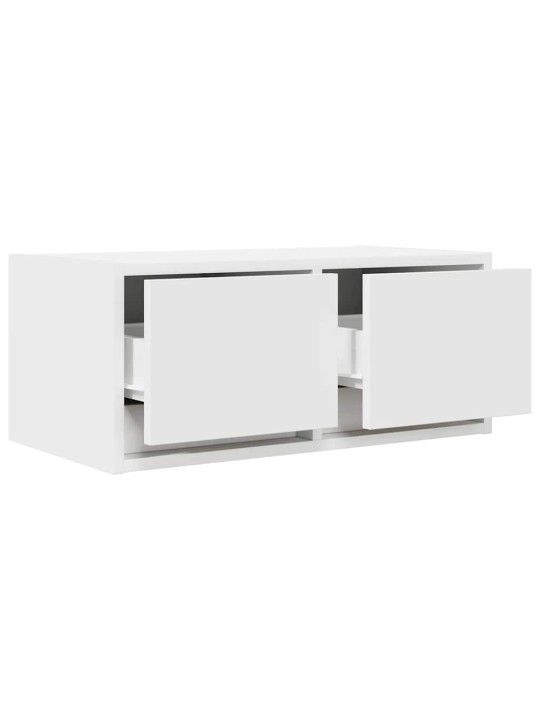Tv skříňky 2 ks bílá 60x31x25,5 cm dřevěná konstrukce