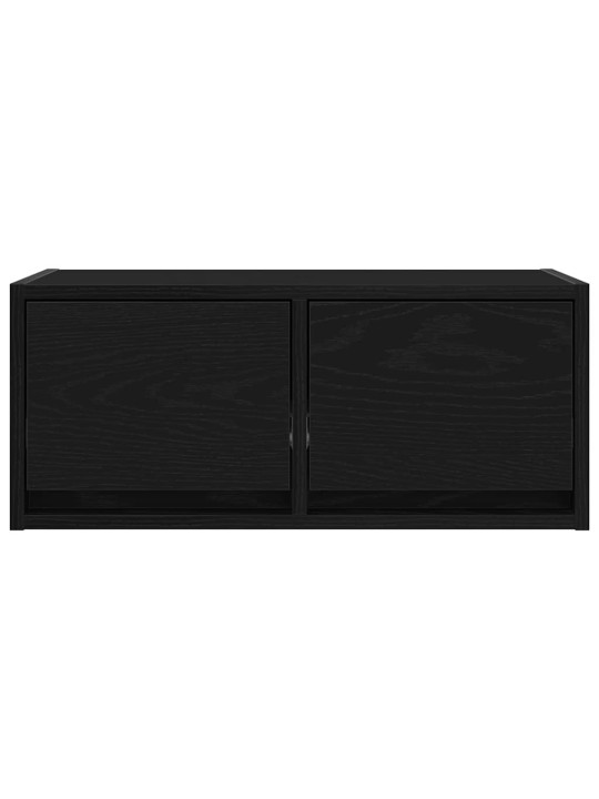 Tv skříňka černý dub 60x31x25,5 cm dřevěná konstrukce