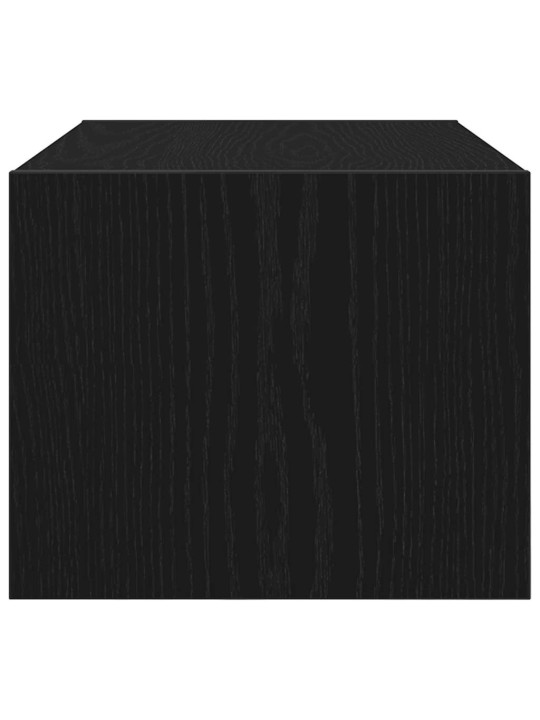 Tv skříňka černý dub 60x31x25,5 cm dřevěná konstrukce